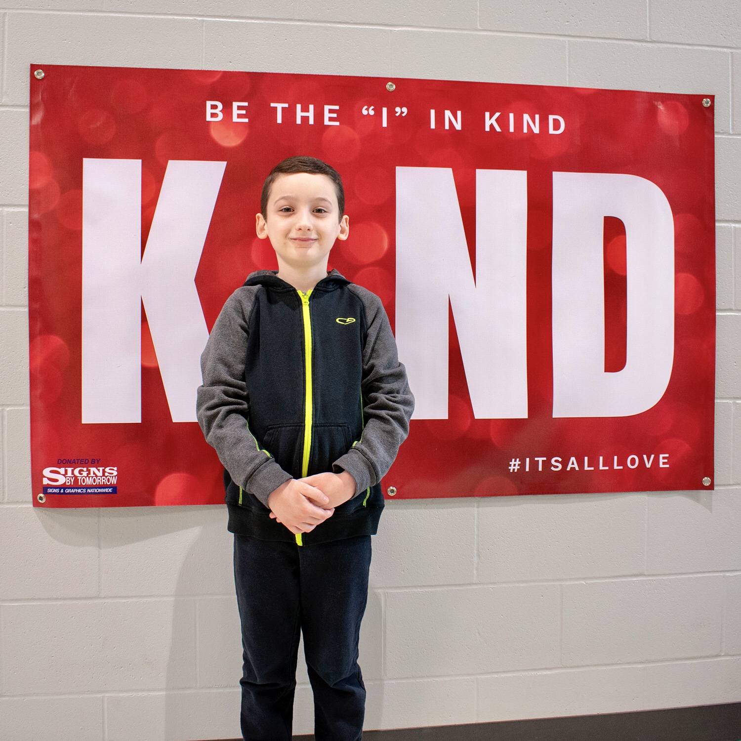 Be the 'I' in Kind — lettering by Joseph Bearbower