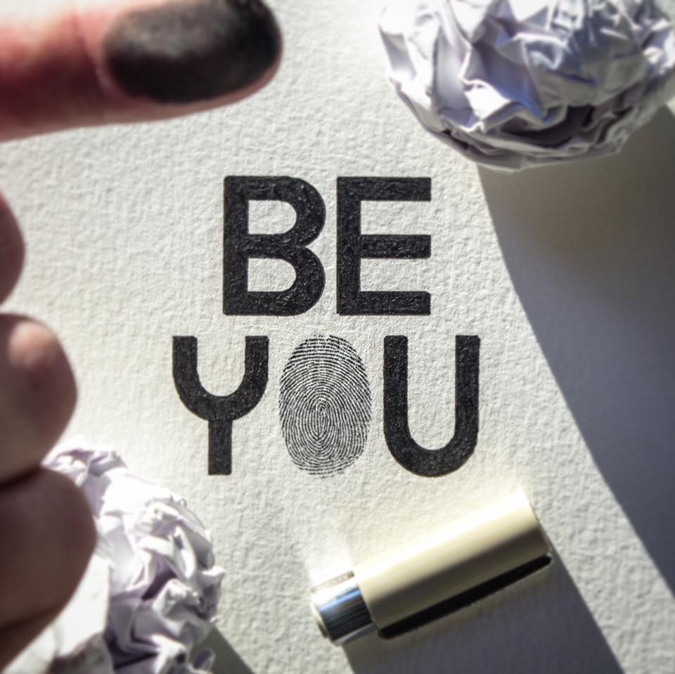 Be You — lettering by Joseph Bearbower