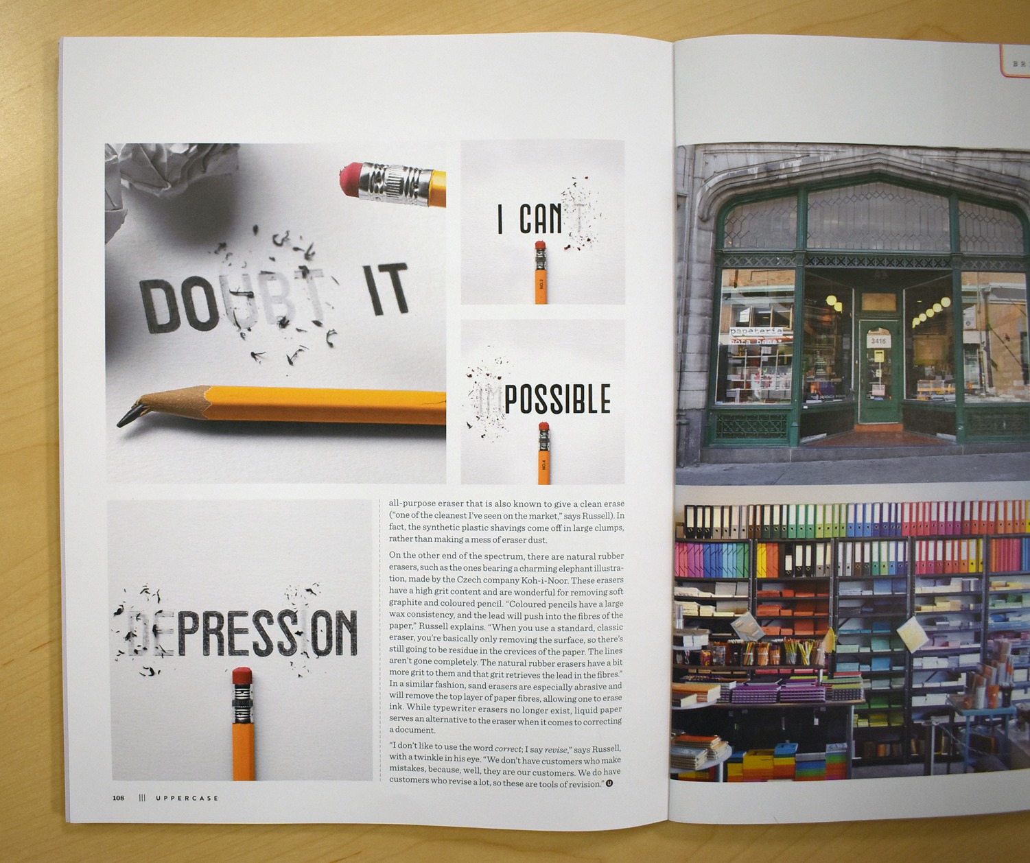 Doubt It / I Can / Possible — lettering by Joseph Bearbower