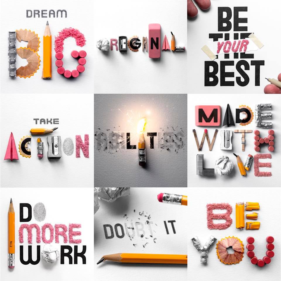Dream Big / Be Your Best — lettering by Joseph Bearbower