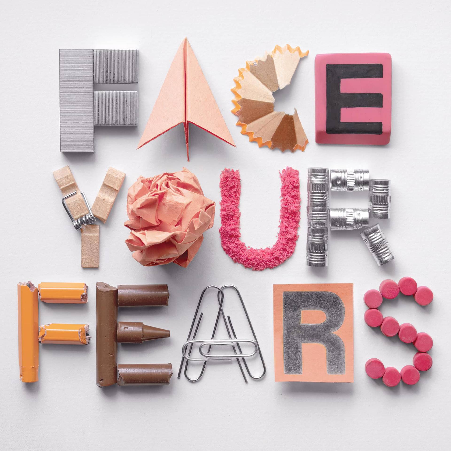 Face Your Fears — lettering by Joseph Bearbower