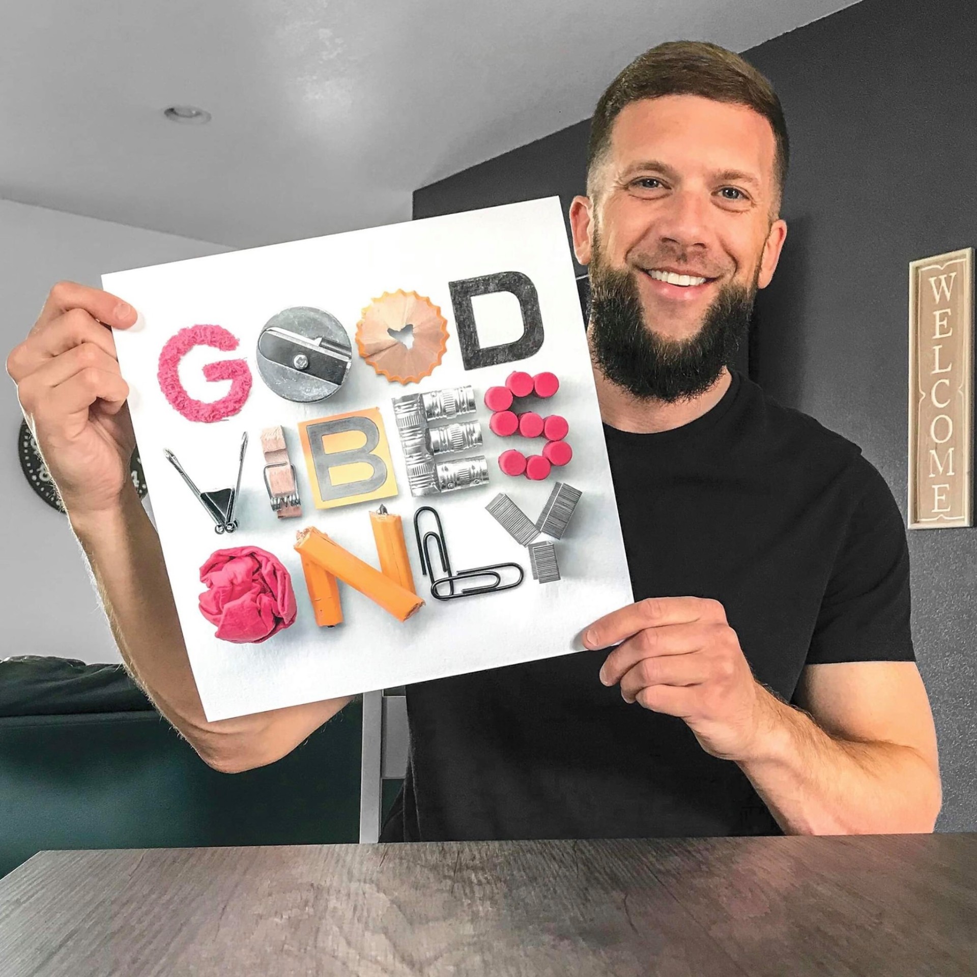 Good Vibes Only — Studio — lettering by Joseph Bearbower