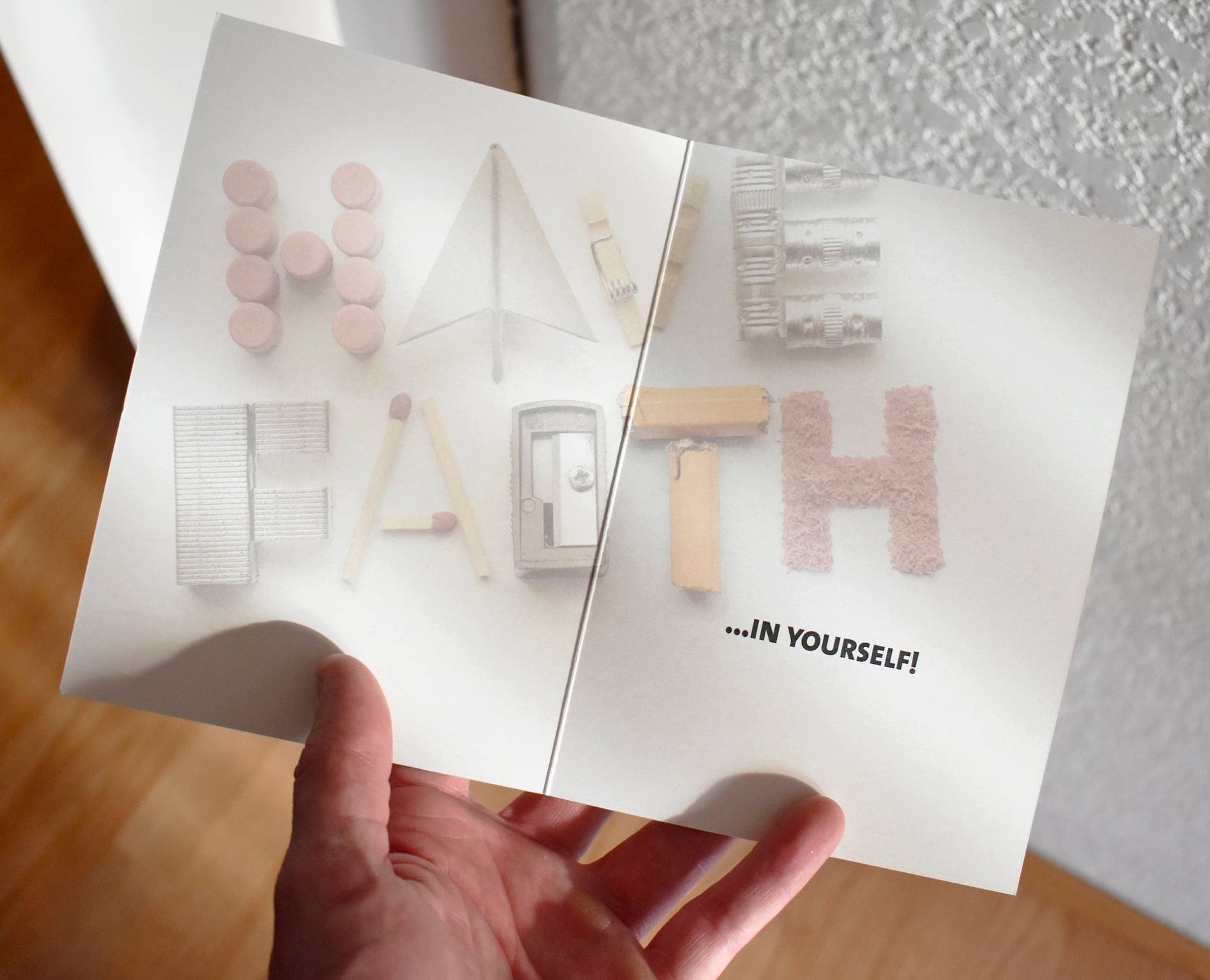 Have Faith… In Yourself — lettering by Joseph Bearbower